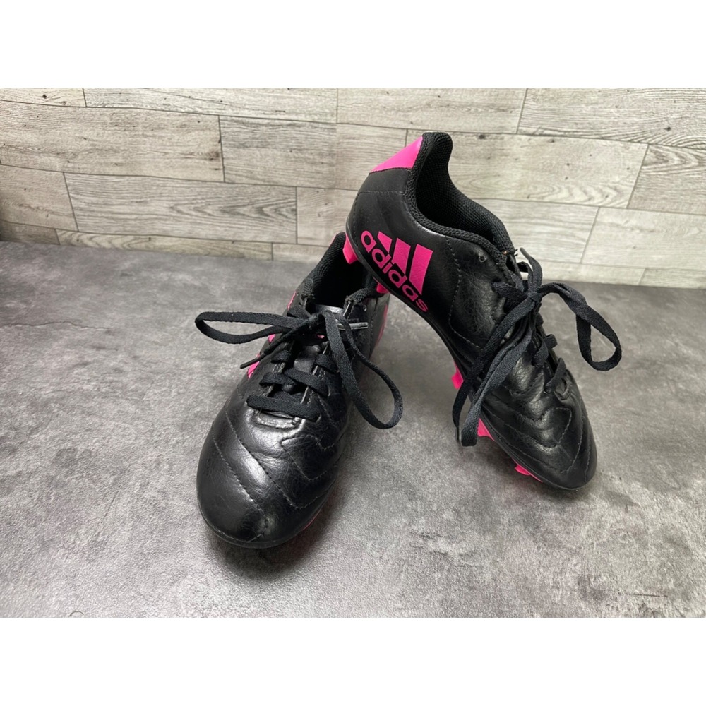 Adidas Goletto VIII Soccer Cleats Girls Youth Kids 1.5M Shoes Red Black Athletic